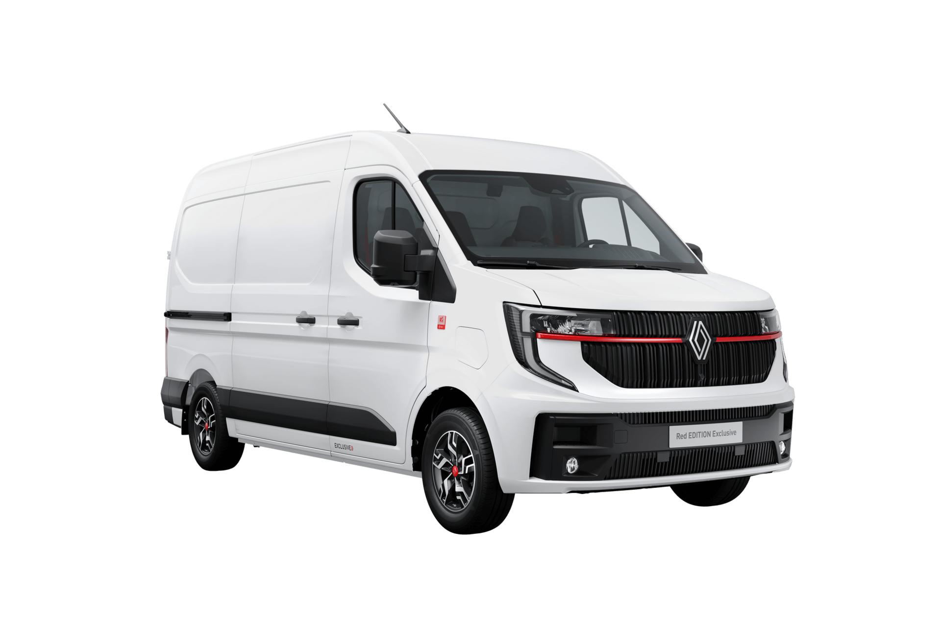New Renault Trucks Master Red EDITION Exclusive van with stickers as standard